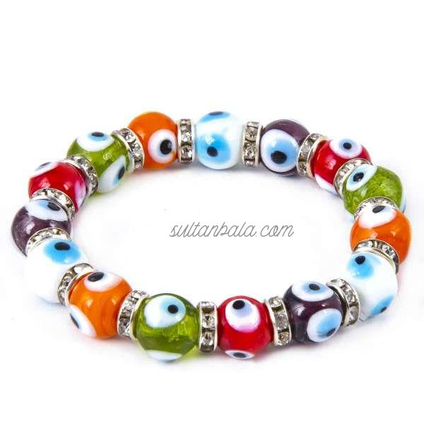 10 MM COLOR GLASS BRACELET 10 MM COLOR GLASS BRACELET