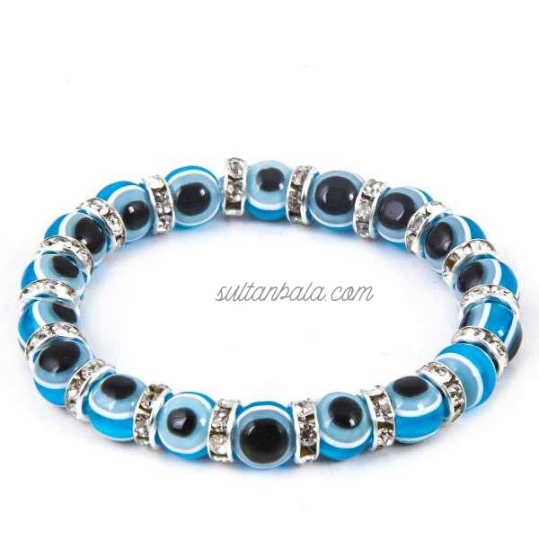 Blue Eye Beaded Turkish Bracelet