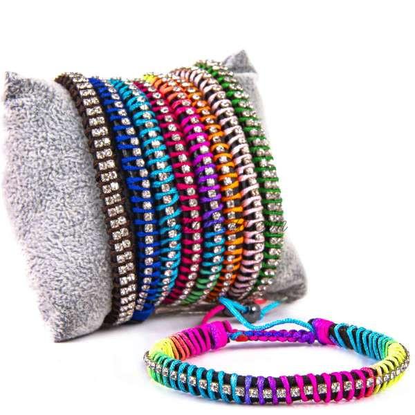 Coloured Stone Macrame Bracelet Coloured Stone Macrame Bracelet