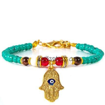 Fatima Hand Colorful Beaded Bracelet