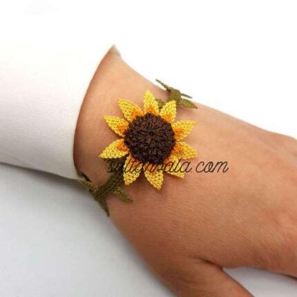 Needle Lace Sunflower Bracelet Special