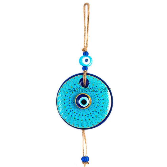Contemporary Eyed Wall Ornament