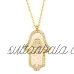 925 Sterling Silver Hand of Fatima Necklace