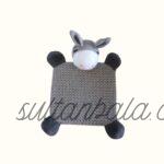 Amigurumi Cute Knitting Donkey Sleepy Comforter bundle