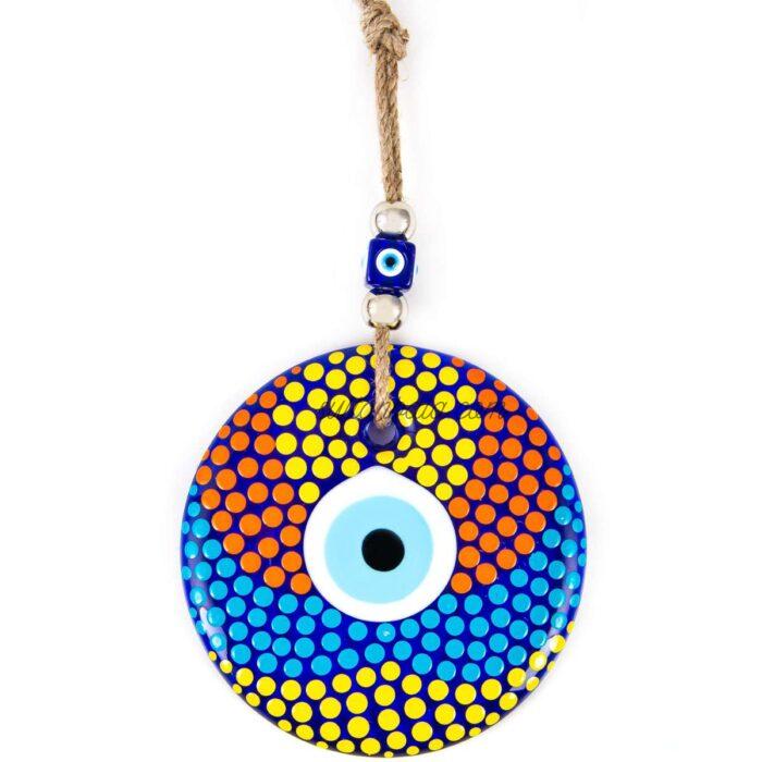 Handmade Evil Eye Wall Ornament