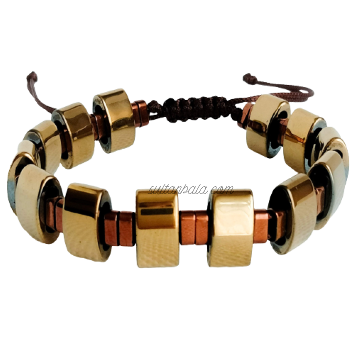 Large Hematite Bracelet For Men