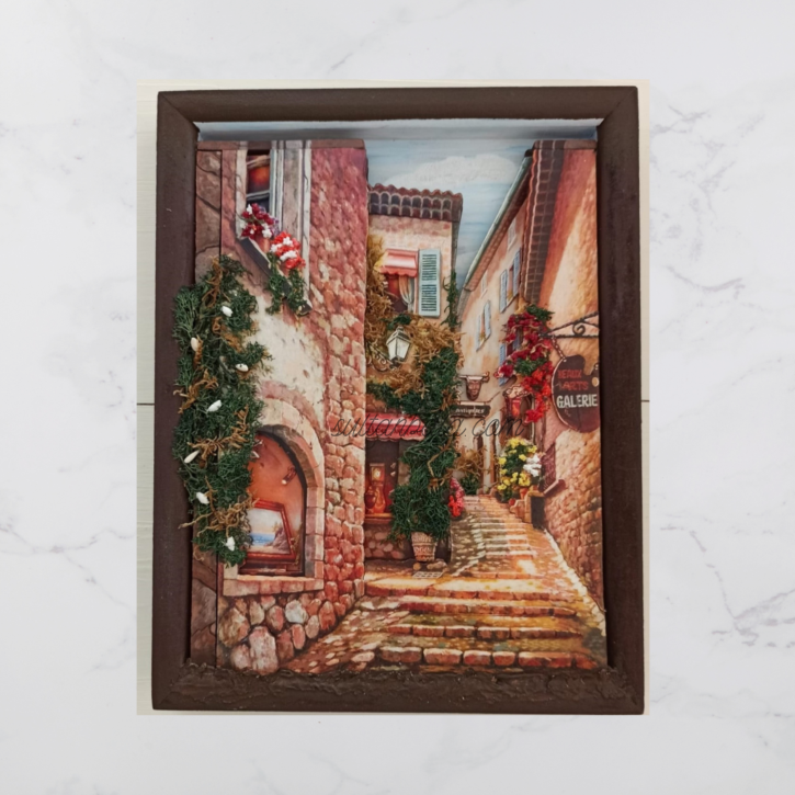 Paper Relief Painting, landscape relief Paper Relief Painting, landscape relief