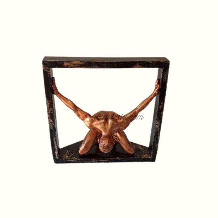 3D Polyester painting Hercules Statue