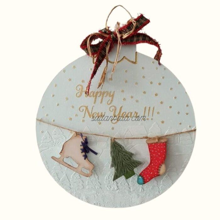 Door and Wall Ornament, Decorative ornament Happy New Year