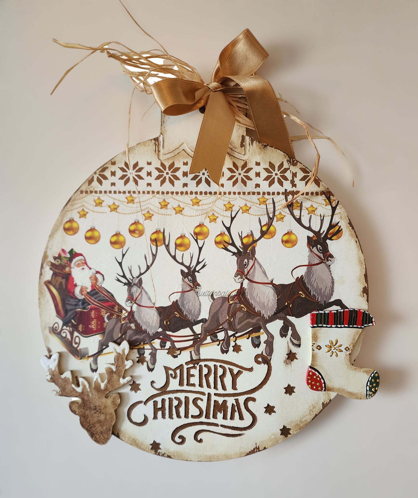 Christmas Santa Clous wall decor