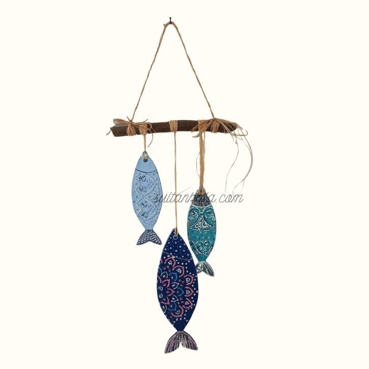 Wooden Painting Door and Wall Ornament, Decorative ornament, 3 pieces Wooden Painting Door and Wall Ornament, Decorative ornament, 3 pieces