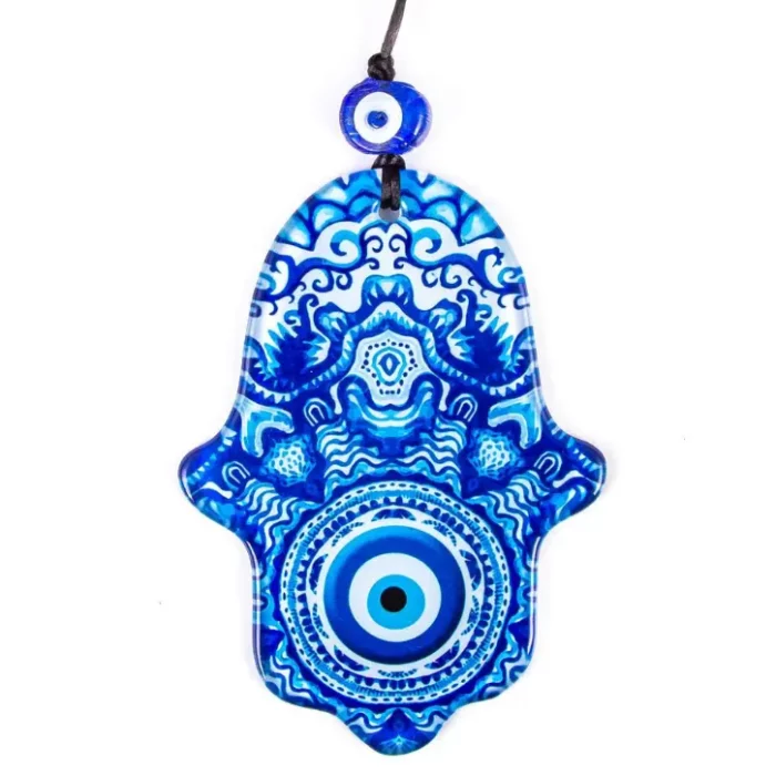 Fatima Glass Evil Eye Ornament