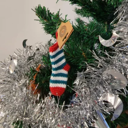 Amigurumi Socks Christmas Tree Ornament