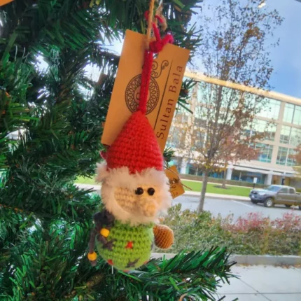 Santa Claus Christmas Amigurumi Tree Ornament