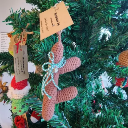 Buck Horn Christmas Amigurumi Tree Ornament