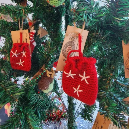 Bag Christmas Amigurumi Tree Ornament