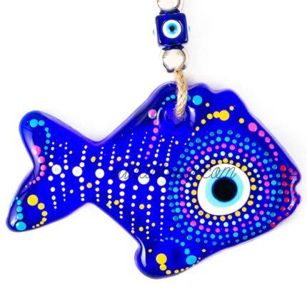 Evil Eye Handmade Fish Wall Ornament