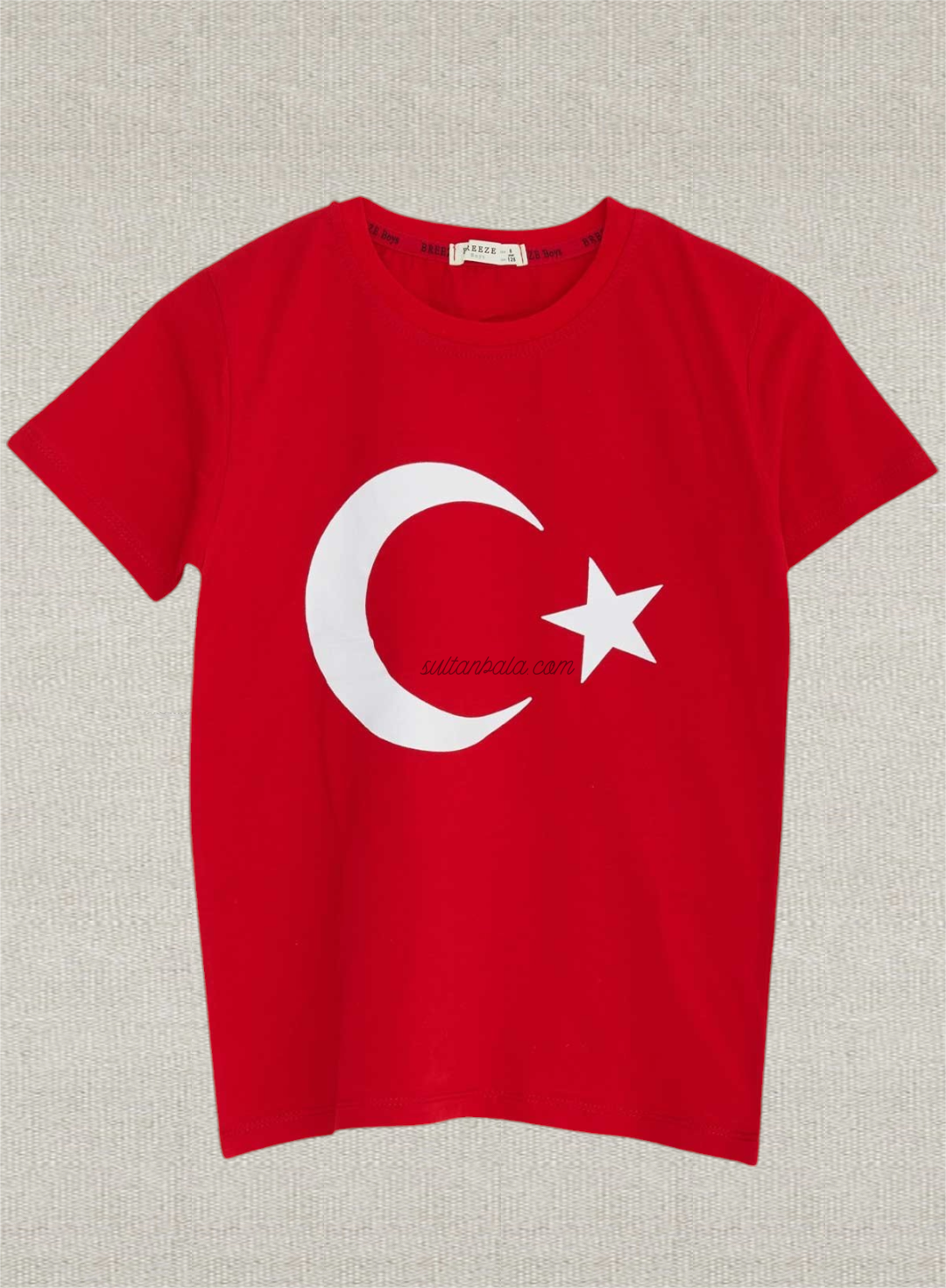 Red Turkish Flag Kids' T-shirt Red Turkish Flag Kids' T-shirt – 100% Cotton