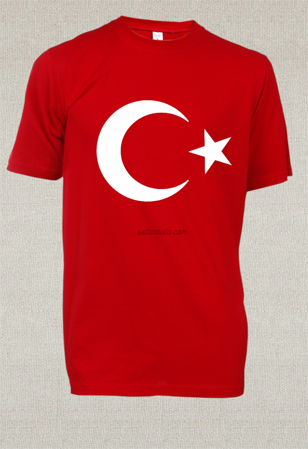 Red Turkish Flag T-shirt Red Turkish Flag T-shirt – 100% Cotton, Patriotic and Comfortable