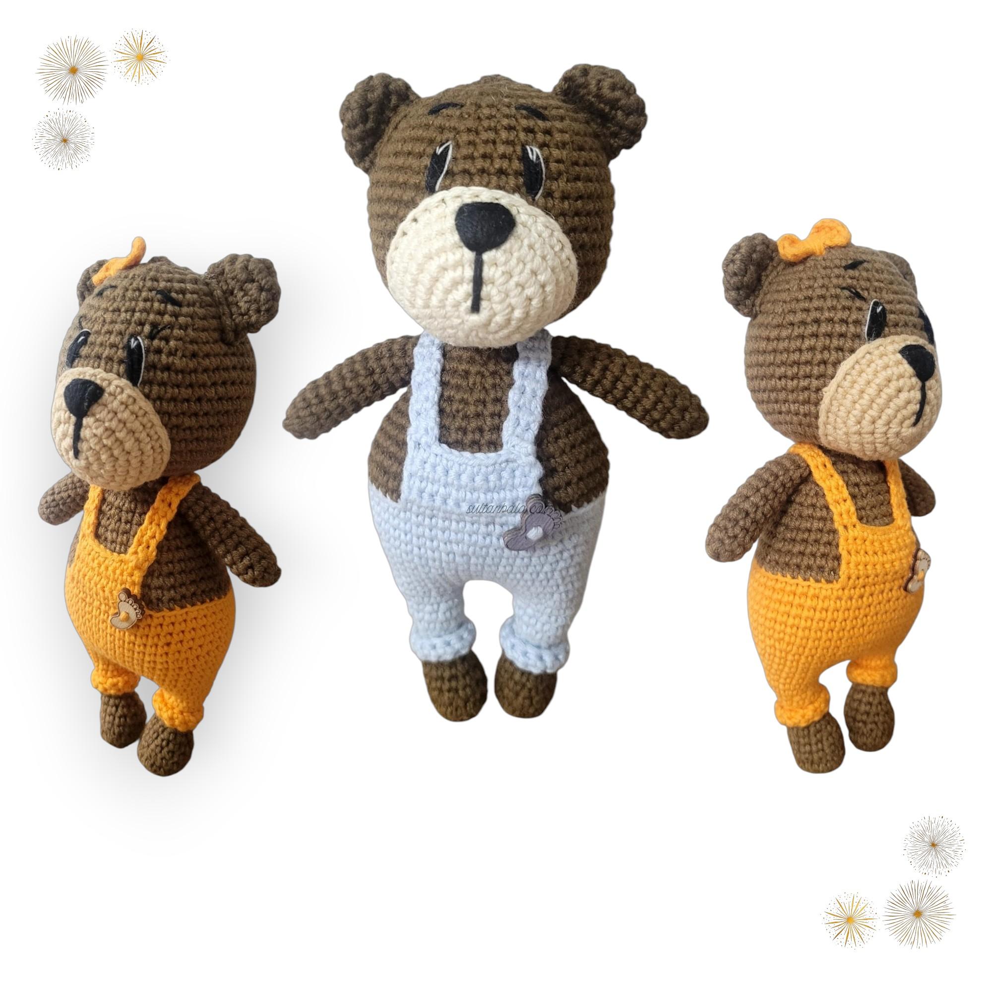 teddy bear-Photoroom amigurumi teddy bear